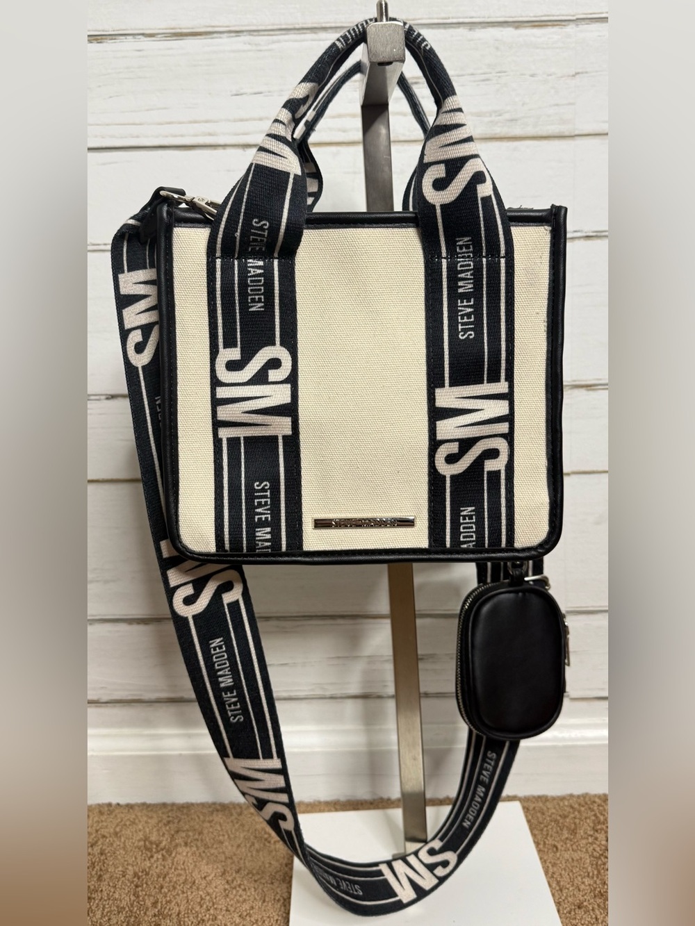 Steve Madden Bwebber Canvas Crossbody Bag